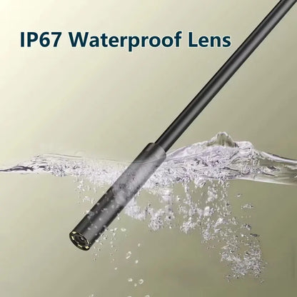 7.0MM Waterproof Type-C Endoscope Camera with Adjustable LEDs - Flexible USB Borescope for Phone & PC Inspection